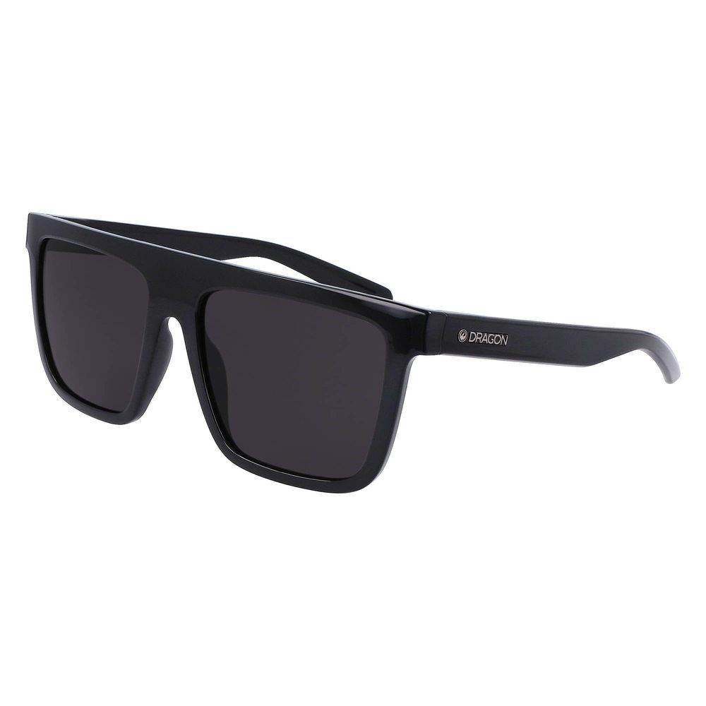 New Dragon Tempest LL 001 Polar Black Sunglasses, Smoke Polarized Luma Lens